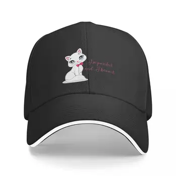 Som purrfect Krásna mačka šiltovku Nové V Klobúk Značky Man Čiapky Klobúk Luxusné Značky Anime Žena Hat pánske