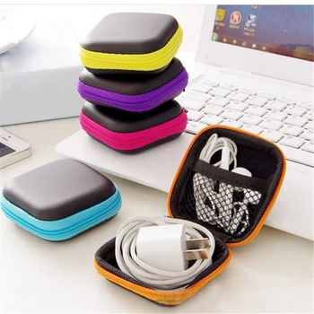 Ochranné EVA Slúchadlá Taška Políčko Digital Nabíjačka Slúchadlá Skladovanie Taška USB Dátový Kábel Organizátor Účtovná Puzdro
