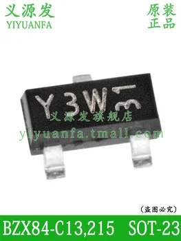 Y3W BZX84-C13 BZX84-C13,215 20PCS SOT-23 Regulátor Napätia Diódy ČIPU IC