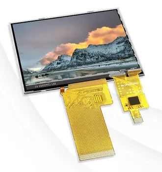 3,5 palcový IPS 40PIN 16.7 M Color TFT LCD, Kapacitný Dotykový Displej ST7272 Radič 24Bit RGB Rozhranie 320*240