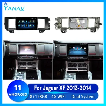 128GB Android Jednotka Pre Jaguar XF 2013-2014 autorádia Auto Stereo GPS Navigácie, Multimédiá, Video Prehrávač, Bezdrôtový Carplay 2 Din