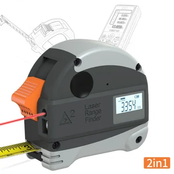 Laser Rozsah Finder 30 M Infračervené Meranie Nabíjateľná Pásky Opatrenie Meranie Nástroj, Digitálny Merač Vzdialenosti Drevoobrábacích Nástrojov