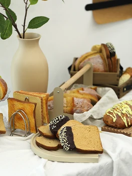 SWEETGO Umelé Chlieb Nastaviť francúzska Bageta Potravín Model Simuluje Backing Store Fotografie Nástroje Toast Domáce Dekorácie