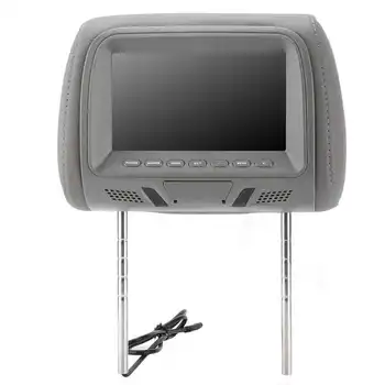 Auto Vankúš Prehrávač, Bezdrôtové Diaľkové Ovládanie Digitálny Displej LCD Monitor na opierku hlavy pre Automobilový