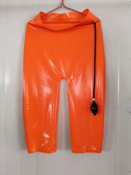 Latex Catsuit Gumy Rubber nohavice Double-layer nafukovacie šortky na Mieru