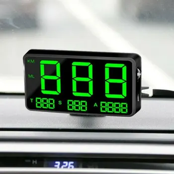 Veľký Displej prekročenia rýchlosti Upozornenie Motocykle nákladné Vozidlo Systém Digitálneho Bicykli Displej GPS Tachometer Alarm Auto HUD Elektronika Univerzálny