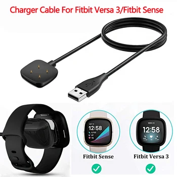 Nabíjací Dok Pre Fitbit Naopak 3 Smart Hodiniek Výmena USB Rýchle Nabíjanie Kábel Magnetický Držiak Pre Fitbit Zmysle, Nabíjací Stojan