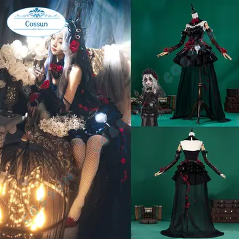 Hra Identity V Ada Messmer Cosplay Kostým Ženy Sexy Šaty Halloween, Vianoce, Nový Rok Cosplay Svadobné Čierne Šaty