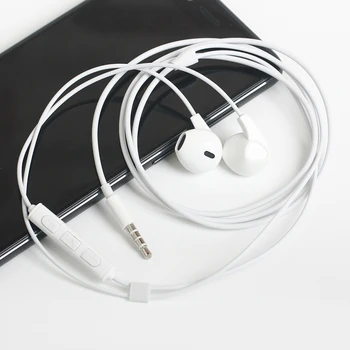 In-ear Slúchadlá S Mikrofónom Káblové Herné Headset Stereo Bass Slúchadiel na Počítači Pre iPhone 100ks/veľa