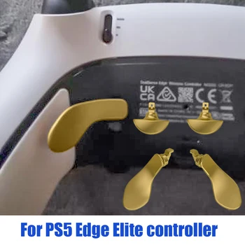 4pcs GamePad výmenu Častí Nosenie-odolný Kov Nahradiť Späť Tab Anti-korózne Náhradné Príslušenstvo pre PS5 Elite Radič