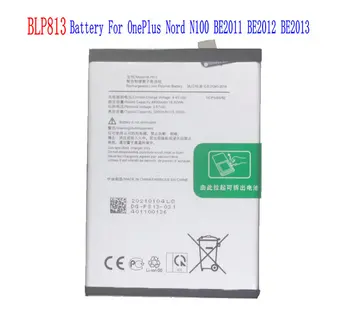 10x 5000mAh / 19.35 Wh BLP813 Náhradné Batérie Pre OnePlus Nord N100 BE2011 BE2012 BE2013 Batterie Bateria Batterij