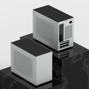 2023new COOJ Premiér Z13 hliníkovej zliatiny integrované shell ITX in-line compact vodou chladený-mini počítač prípade
