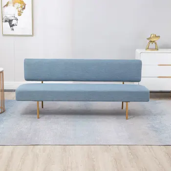 Malý apartmán gauč Nordic láska sedadlá jednoduché moderné velvet gauč