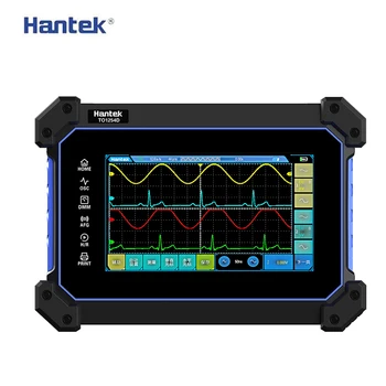 Hantek TO1112D Dotykový Displej Tabletu Osciloskop 2 Kanály Prenosné USB Oscillscopio +Zdroj Signálu +Multimeter Test Meter Nástroj