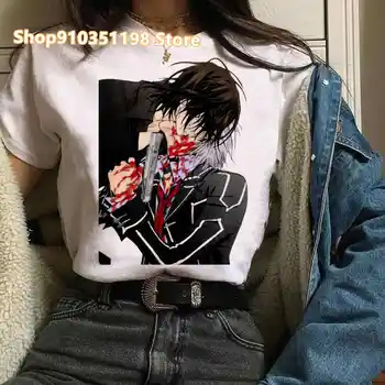 Horúce Vampire Knight Vytlačené T-shirt Pre Ženy Kaname Cosplay Topy Kiryu Nula Anime Grafické Tees Príležitostné Letné Tričká Žena