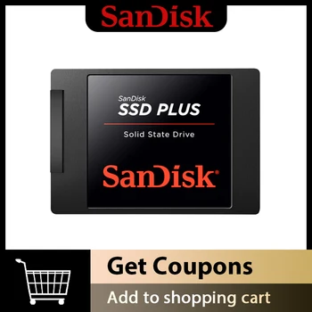 Sandisk 2TB SSD Plus Interné ssd a 1 TB 2.5 Palcový SATA III Pevný Disk, Disk 480GB 240GB Pre Notebook Ploche 100% Originálne