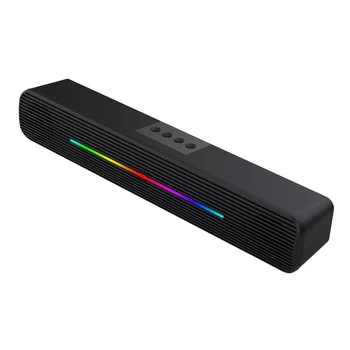 RGB Soundbar Počítača, Audio Hra Prenosný počítač Stolový Počítač Light-Emitting Subwoofer Reproduktor Bezdrôtové Bluetooth Reproduktor