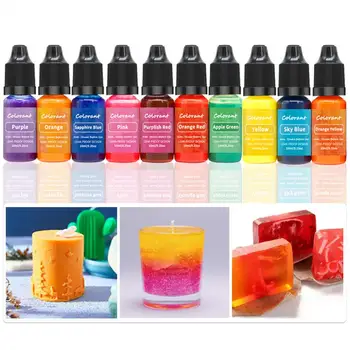 10 ml Aromaterapia Pigment Užitočné Nie Stimuluje Sviečky Farebné Podstate Dobré Tesniace Mydlo Sviečka Farbivo pre Domáce