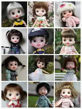 OB11 Ručne vyrábané bábiky prispôsobenie bábiky Mini Bábika ílu polyméru bábika