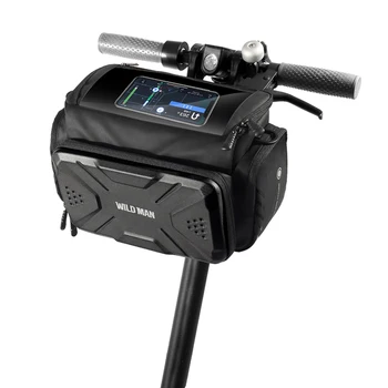 Wild Man Rainproof Elektrický Skúter Predné Vrecko Cyklistická Taška Dotykový Displej pre Xiao M365 Pro Pro2 1S Pro4 Riadidlá Skladovanie Tašky