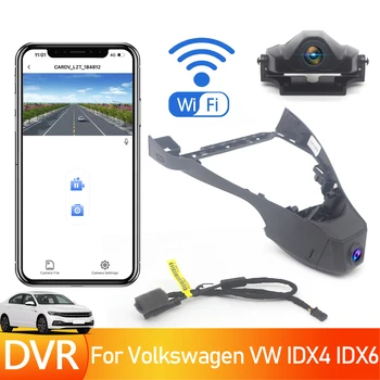 Pre Volkswagen VW IDX4 IDX6 ID.4 CROZZ ID.6 CROZZ 1. Vydanie 2021 Plug and Play 4K Auta DVR Video Záznamník, Wifi, Pomlčka Cam Kamera