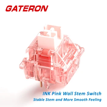 GATERON ATRAMENT V2 Ružová Lineárne 50g Sily Prispôsobené Hot Swap DIY 5pin Herné Mechanické Klávesnice Prepínač
