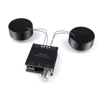 2*25W Rezonančné Vibrácie Reproduktor Bluetooth DIY Stereo Audio, Prenosné Class D Zosilňovač, Subwoofer HiFi Systém