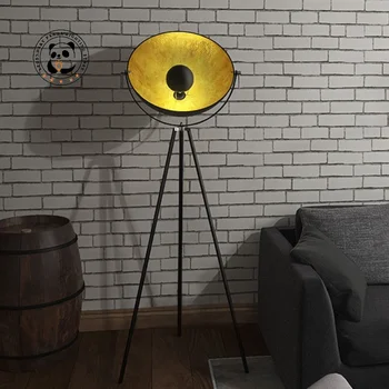 Nordic Dizajn, Priemyselný Štýl Poschodí Lampa LED Zliatiny Moderné Tvorivé Retro Villa Studio Filmové Rekvizity Spálňa Dekoratívne Osvetlenie