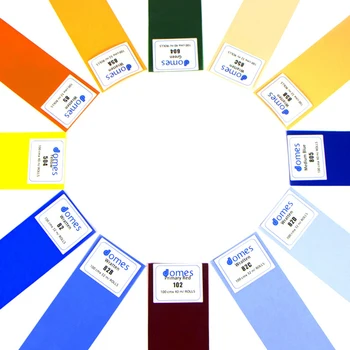 40x50cm Farebné Prekrytia Transparentnosti Farba Film Plastové dosky Oprava Gél Svetlo Filter List pre svetelné efekty farba