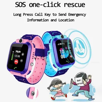 Horúce Predávať Deti SOS Smart Hodinky SIM Karty LBS Umiestnenie Foto Nepremokavé Darček Chlapci Dievčatá pre IOS Android Smart Hodinky