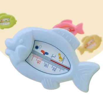 Cartoon Tvar Ryby Plávajúce Baby Kúpeľ Teplomer Teplota Vody Meter