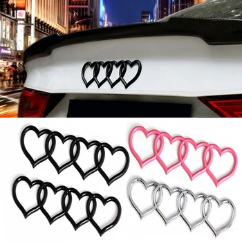 Auto Láska Srdce Logo Vzadu Kufor Chvost Štítok Odznak Znak Kotúča, Pre Audi A4 A3 A5 A6 A4L B7 B8 B9 C6 C7 Náhradné Auto Príslušenstvo