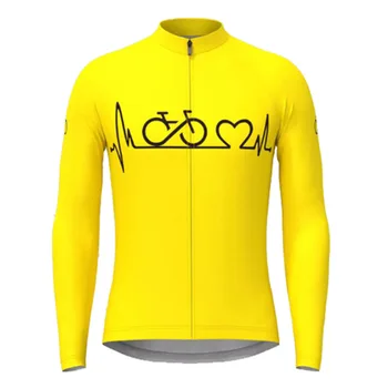 Móda Cyklistika Dres Mužov Horský Bicykel Nosenie 2023 Letné Cyklistické Oblečenie Dlhé Cyklistické Cyklistické Tričká Priedušná Ropa Ciclismo