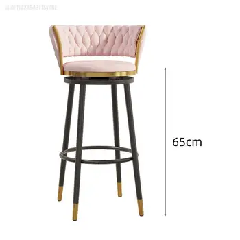Hot-predaj nový bar stoličky rotujúce domácnosť luxusný predné pokladničné sedí na moderný minimalistický čistý Hongdao počítadlo bar kolo