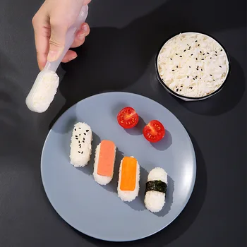 Onigiri Sushi Ryže Maker, Oválne Sushi Tvorby, Jednoduché Sushi Auta, Raňajky Kuchynské Náradie, Bento
