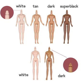 DBS ľadovej Blyth bábika spoločný orgán licca tela, biela koža,tmavá pokožka,pálením pokožky,prírodnej kože darček pre dievča