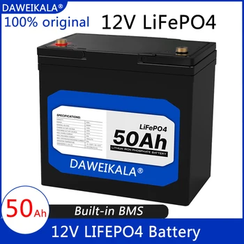 Nové LiFePo4 Batérie 12V 50Ah Lítium Železa Fosfát 12V 24V LiFePo4 Nabíjateľné Batérie pre Dieťa Skútre Lodné Motora Žiadna Daň