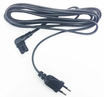 V pravom Uhle Európa EÚ napájací kábel kábel EÚ 2-pinový NAPÁJACÍ konektor do šikmého obrázok 8 C7 plug 3M 1,5 M pre PS4,TV,DVD atď.