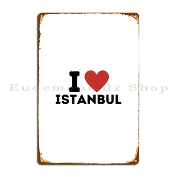 Som Rád, Istanbul Jednoduché Kovové Značky Bar Garáž Pub Osobné Stenu Decor Tin Podpísať Plagát