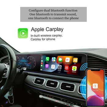 Hualingan 128G na Mercedes GLE350 GLE450 2021-2023 Android na celú Obrazovku Bezdrôtový CarPlay AI box Android Auto Google TV box