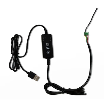 Nový USB Mini Termostat Prepínač LED Digitálne Ovládanie Regulátor Teploty Teplomer Thermoregulator DC 5-24V 12V