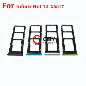 Pre Infinix Hot 12 X6817 12i X665 Hot 20 4G X6826 5G X666 X666B Čítačkou Sim Kariet Držiak Sim Kartu Hrací Adaptér
