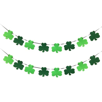 St. Patrick ' s Day Dekorácie, Vence, Šťastie, Party Dekorácie Bannery Sú Kompatibilné S Bránami, Krby, Atď