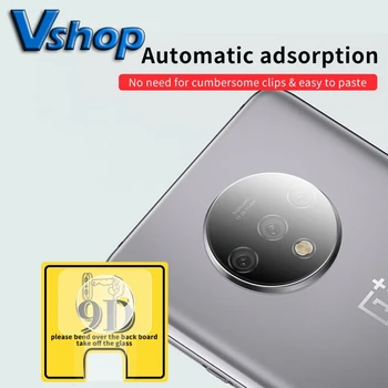 Pre OnePlus 7T 9D Priehľadná Zadná Kamera, Objektív Chránič Tvrdeného Skla Film Mobilné telefóny, Príslušenstvo