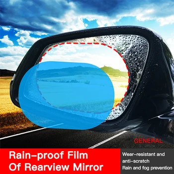 2 ks Auto Rainproof Priehľadného Filmu, Anti Fog, Auto Nálepky, Auto Spätné Zrkadlo Nepremokavé Nálepky Bezpečnosť Jazdy Príslušenstvo