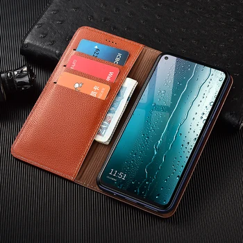 Liči Vzor Luxusné Kožené Peňaženky Telefón puzdro na Huawei P Smart Z 2019 2020 2021 Magnetické Flip Cover