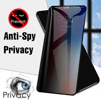 9D Tvrdené Sklo Anti-Spy Peeping Privacy Screen Protector Pre iPhone 14 13 12 11 Pro XR X XS 8 7 Plus SE 2020 s Vysokým Rozlíšením