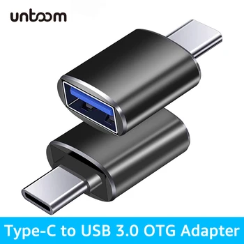 Typ C Pre USB 3.0 OTG Adaptér Rýchly USB-C Samec Na USB 3.0 Žena Prevodník Typ-C OTG Kábel Pre Macbook Samsung S20 S10 S9 Huawei