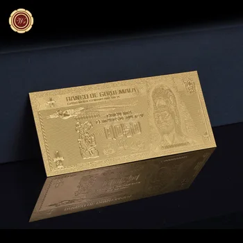 Guatemala Pozlátené Bankovka 100 Pamätné Bankovky, Zberateľské Falošné Peniaze Upomienkový Predmet Podnikania Darček Domova