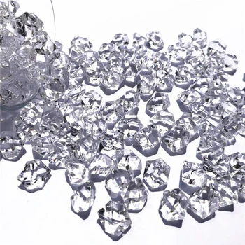 200PCS Plastové Drahokamy Ice Zrná Farebné Kamene Deti Šperky Akryl Šperky Ice Počítadlo Crystal Diamanty Hračka Váza Ryby Dekor